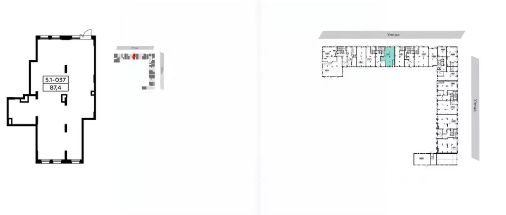 Торговая площадь в Москва просп. Прокшинский, 5 (90 м) - Фото 2