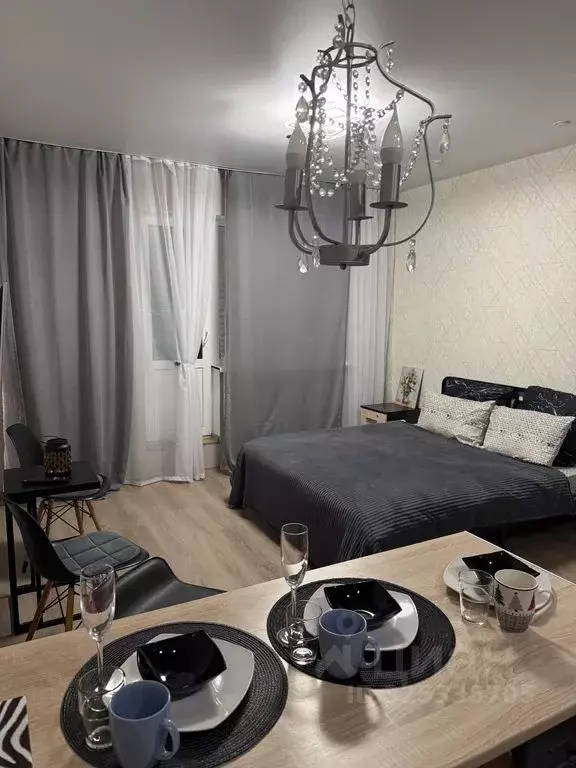 Студия Санкт-Петербург пос. Шушары, ул. Валдайская, 4к1 (32.0 м) - Фото 1