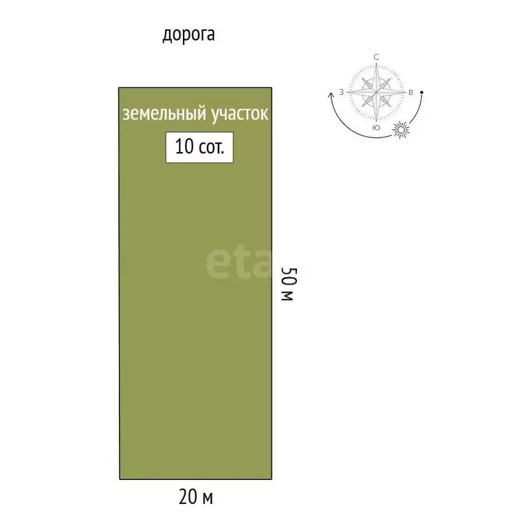 Участок в Гвардейское сельское поселение, село Красная Зорька, квартал ... - Фото 0