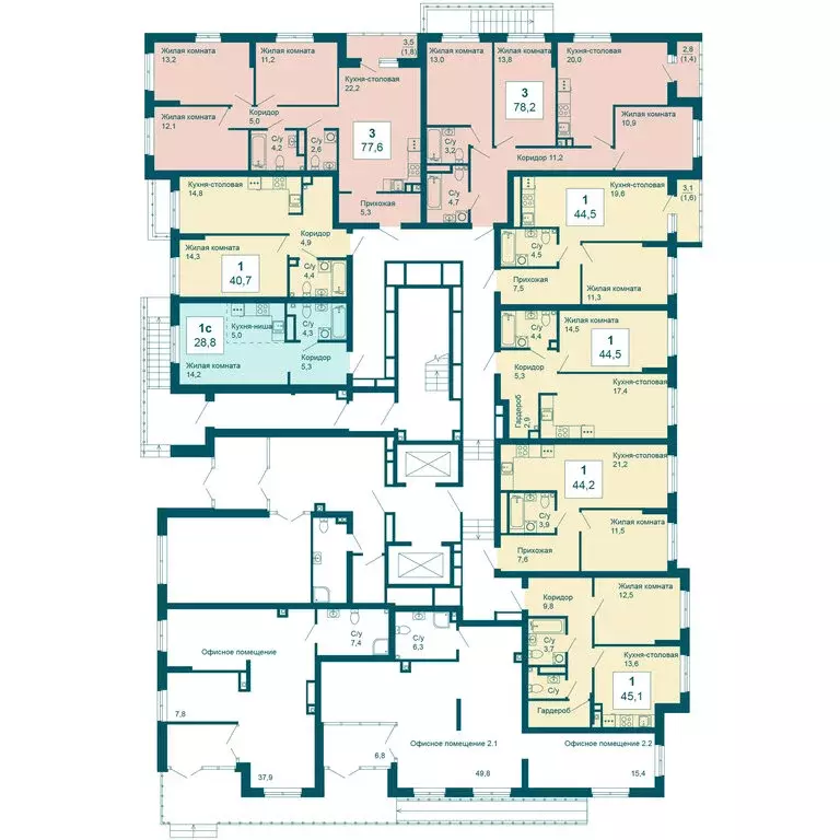 3-комнатная квартира: Екатеринбург, улица 8 Марта, 197 (77.6 м) - Фото 1
