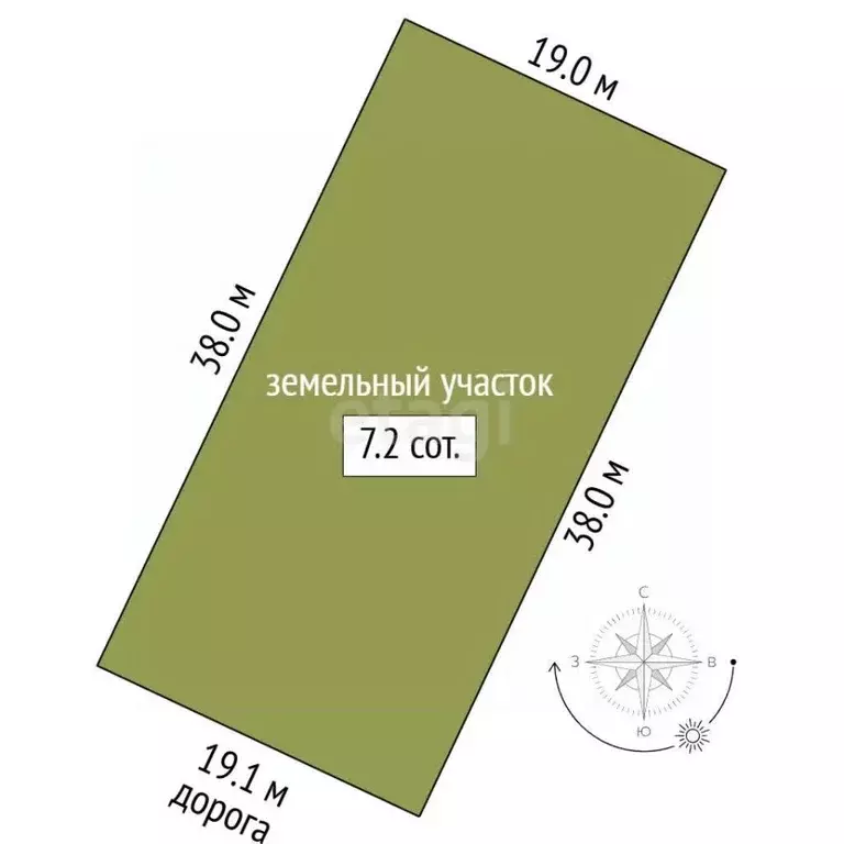 Участок в Пермский край, Пермский муниципальный округ, д. Мокино ул. ... - Фото 2