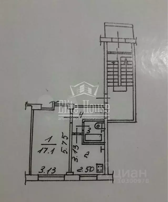 1-к кв. Калужская область, Калуга Пролетарская ул., 139 (29.5 м) - Фото 1