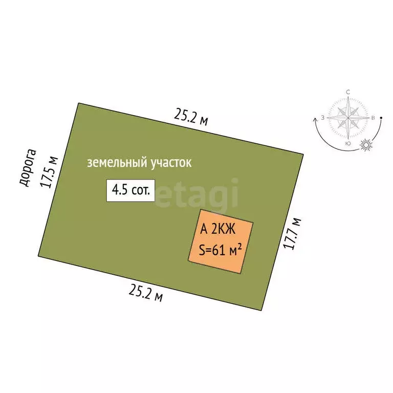 Дом в Тюменский муниципальный округ, СНТ Мичуринец-2, Спортивная улица ... - Фото 1