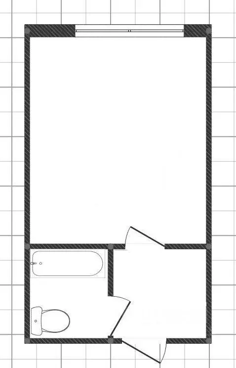 1-к кв. Липецкая область, Липецк ул. Жуковского, 15 (18.3 м) - Фото 1