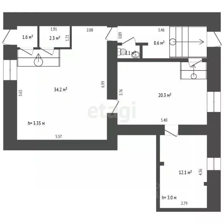 Помещение свободного назначения в Севастополь ул. Ленина, 50 (40 м) - Фото 2