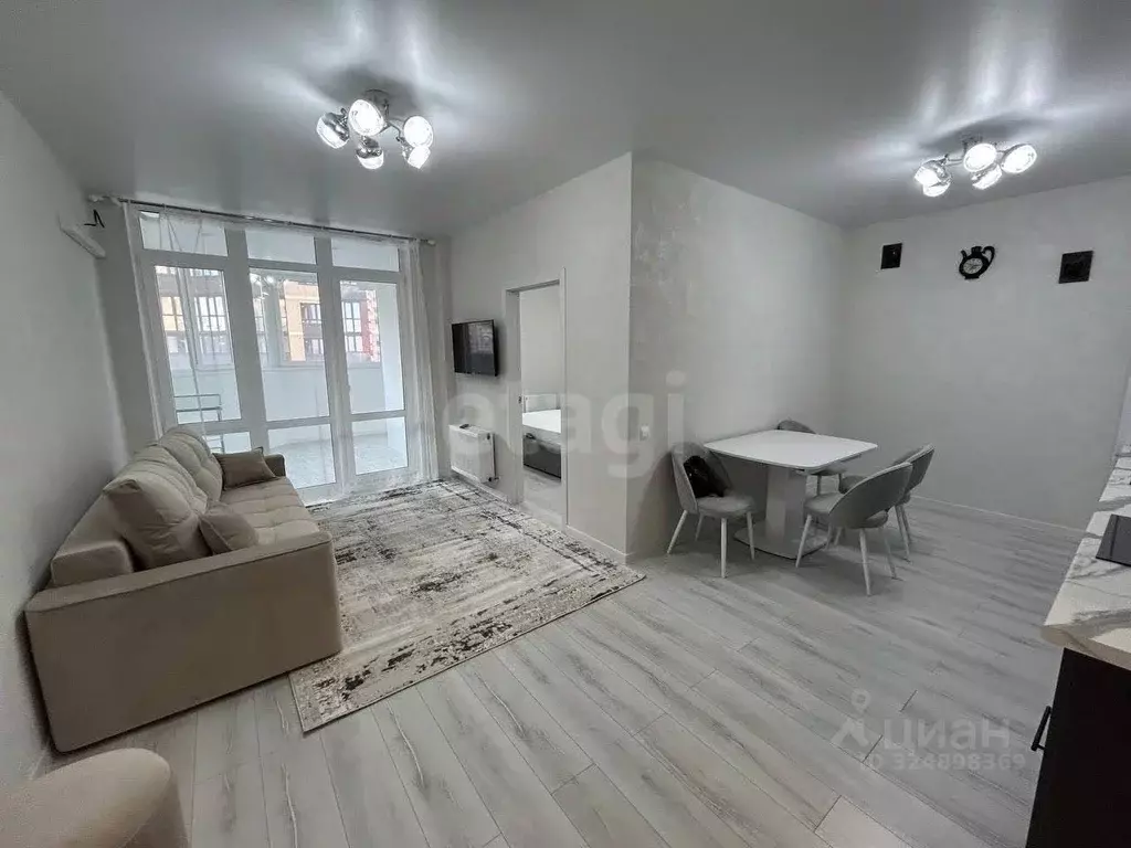 1-к кв. Краснодарский край, Краснодар Любимово мкр, 7 (50.0 м) - Фото 2