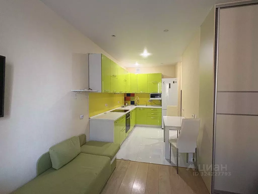 Студия Краснодарский край, Краснодар ул. Автолюбителей, 1/7к4 (30.0 м) - Фото 1