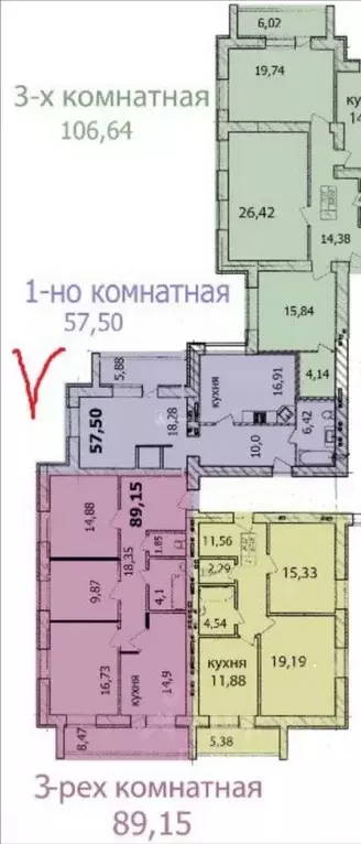 1-к кв. Владимирская область, Ковров ул. Ватутина, 51 (57.5 м) - Фото 2