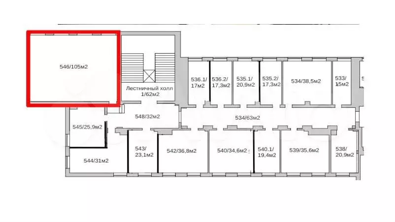 Меблированный офис 105 м2 у метро - Фото 0