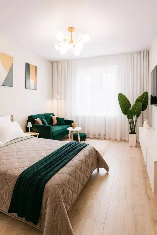 1-к кв. Калининградская область, Пионерский Октябрьская ул., 6 (33.4 ... - Фото 1