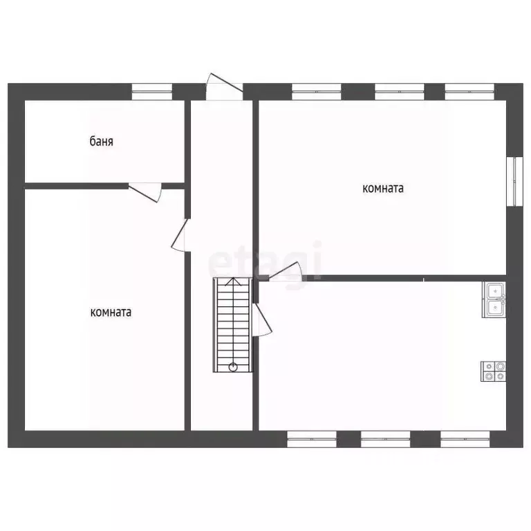 Дом в Владимирская область, Муром д. Петроково, ул. Прудовая, 48 (95 ... - Фото 2