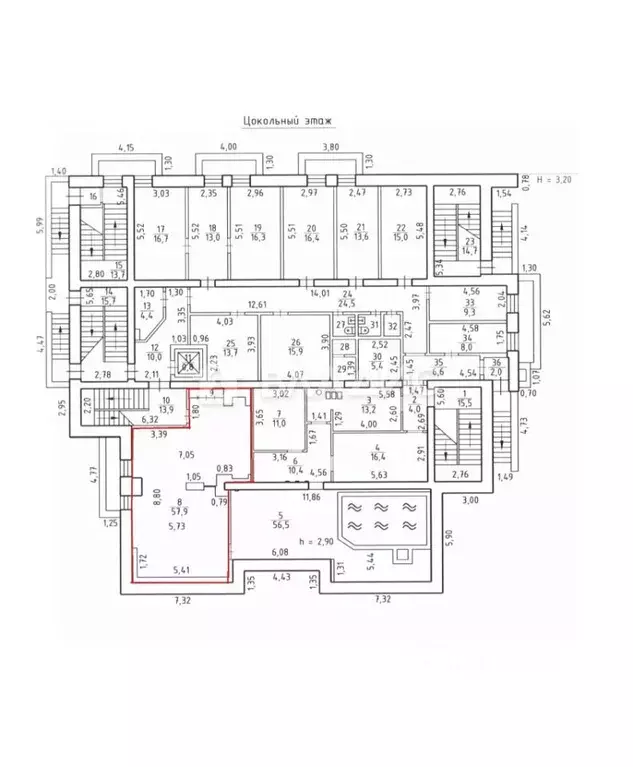 Офис в Новосибирская область, Новосибирск Ядринцевская ул., 23 (58 м) - Фото 2