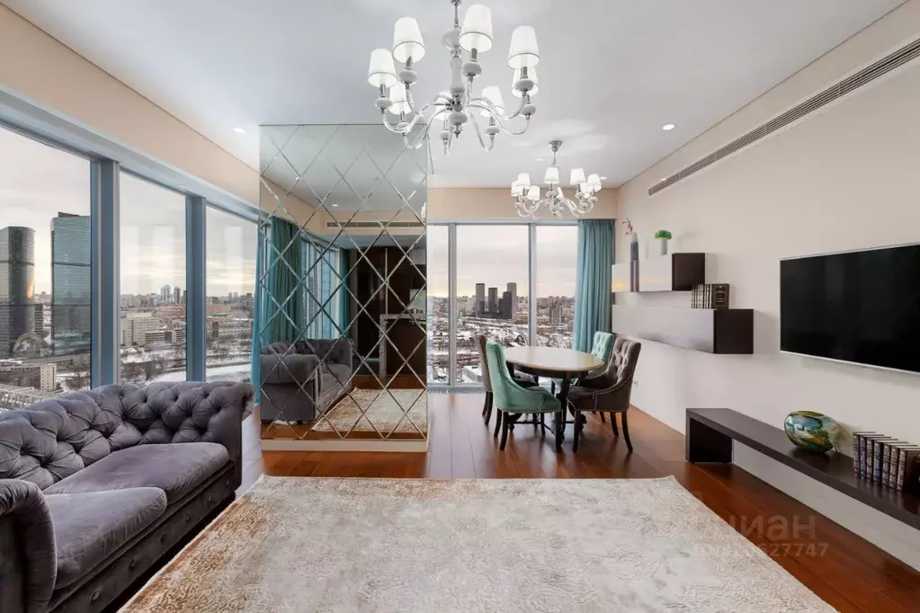 2-к кв. Москва 1-й Красногвардейский проезд, 21с1 (87.0 м) - Фото 1