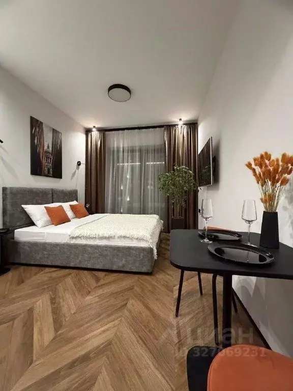 Студия Санкт-Петербург наб. Макарова, 58 (20.0 м) - Фото 1