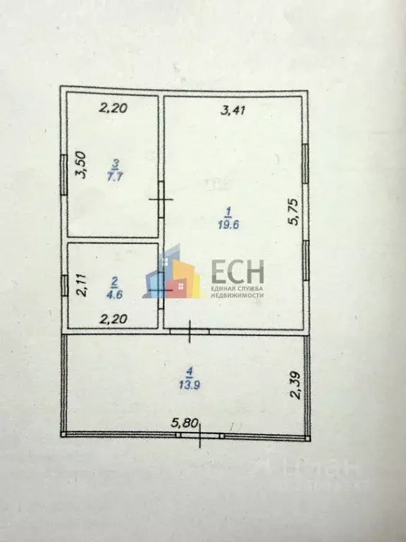 Дом в Тульская область, Тула городской округ, д. Хмелевое 13 (47 м) - Фото 2