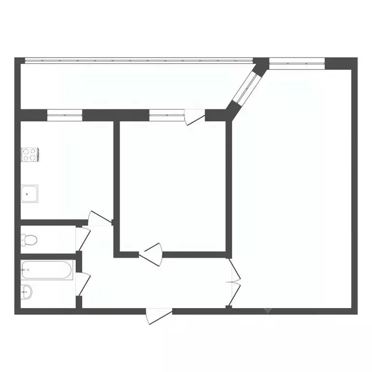 2-к кв. Тюменская область, Тюмень ул. Мельникайте, 144 (58.0 м) - Фото 2