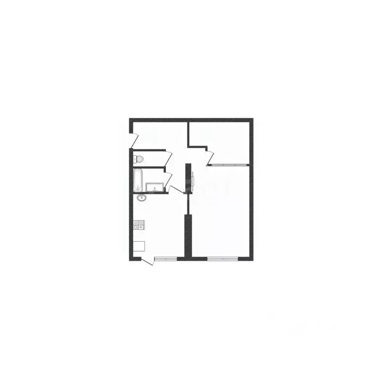 1-к кв. Белгородская область, Шебекино Парковая ул., 1А (64.0 м) - Фото 2