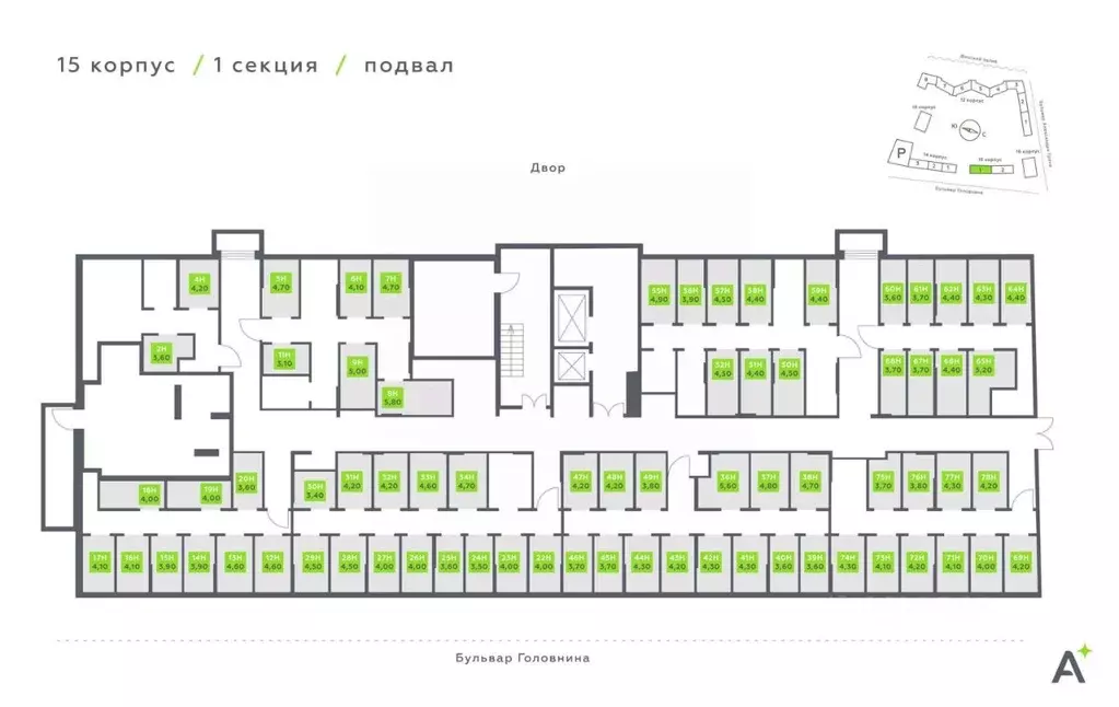 Помещение свободного назначения в Санкт-Петербург Аквилон Залив жилой ... - Фото 2