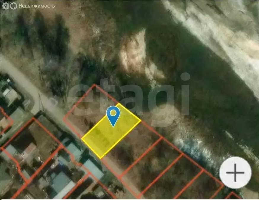 Участок в посёлок Октябрьский, Набережная улица (4.15 м) - Фото 1