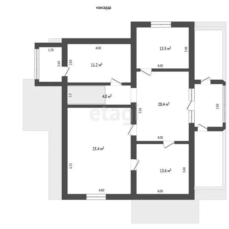 Дом в посёлок Октябрьский, улица Мичурина (206.2 м) - Фото 1