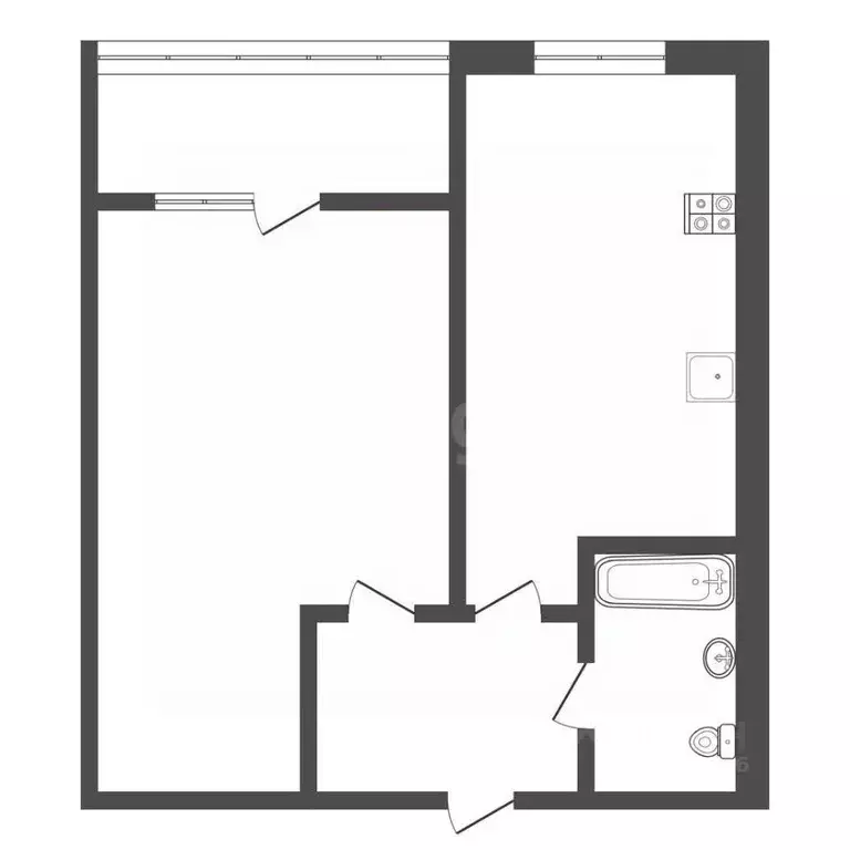 2-к кв. Тульская область, Тула ул. Самоварная, 10 (41.0 м) - Фото 2