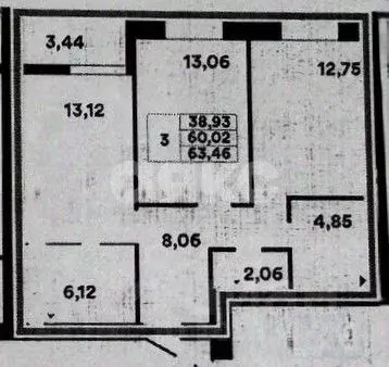 3-к кв. Волгоградская область, Волгоград Новоремесленная ул., 7 (64.0 ... - Фото 1