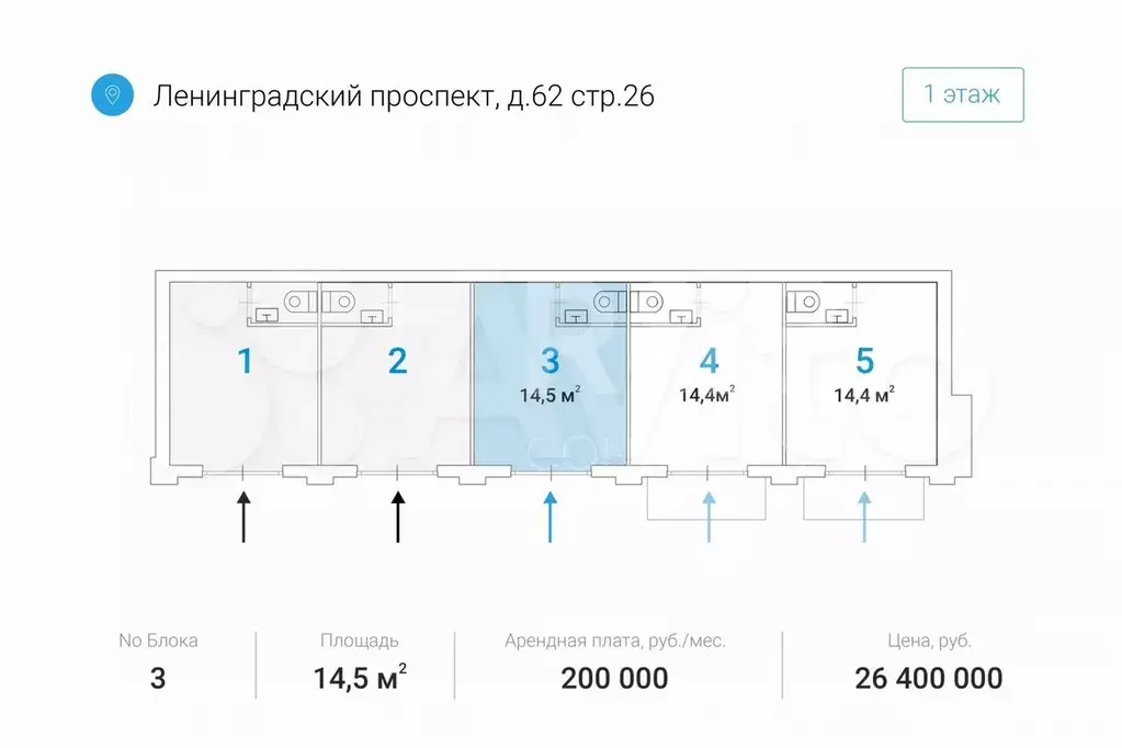 Продам помещение свободного назначения, 14.5 м - Фото 0