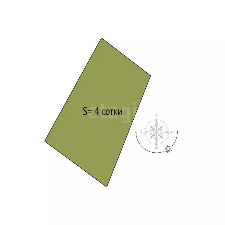 Участок в Каменский сельсовет, садовое товарищество Калинка, 8-я аллея ... - Фото 1