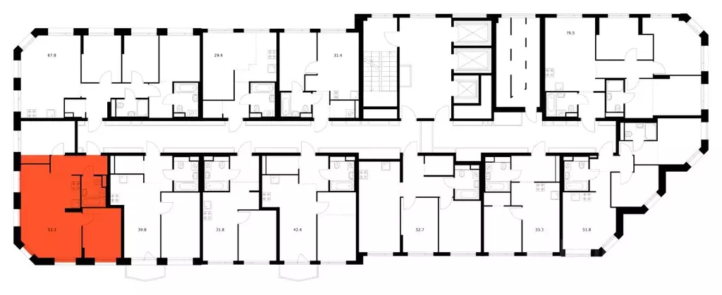 2-к кв. Москва Руставели 14 жилой комплекс, 3.5 (53.3 м) - Фото 2