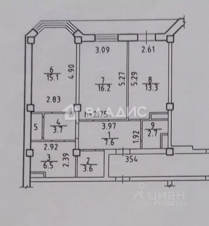 2-к кв. Новосибирская область, Новосибирск Горский мкр, 8А (67.0 м) - Фото 1