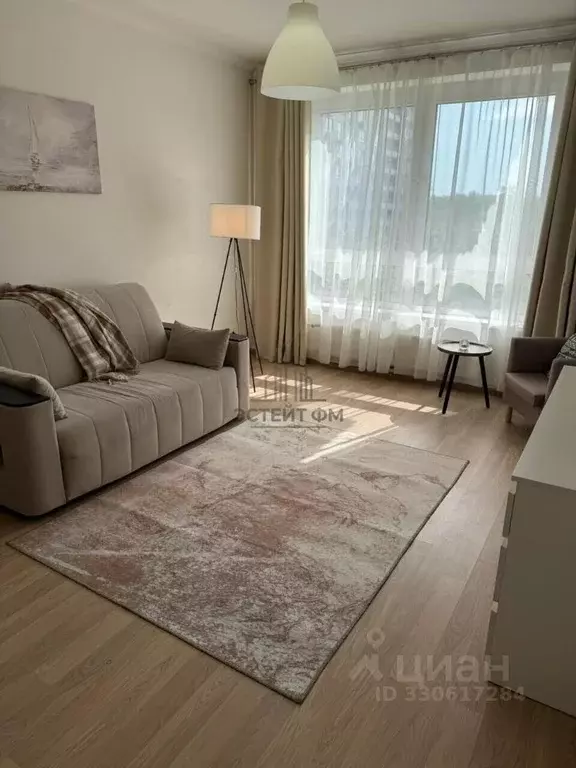 Студия Москва Боровское ш., 2Ак2 (33.5 м) - Фото 1