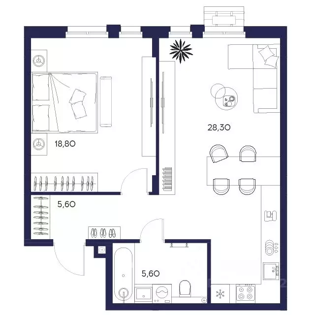1-к кв. Пензенская область, Пенза Засурье мкр, Лес жилой комплекс ... - Фото 1