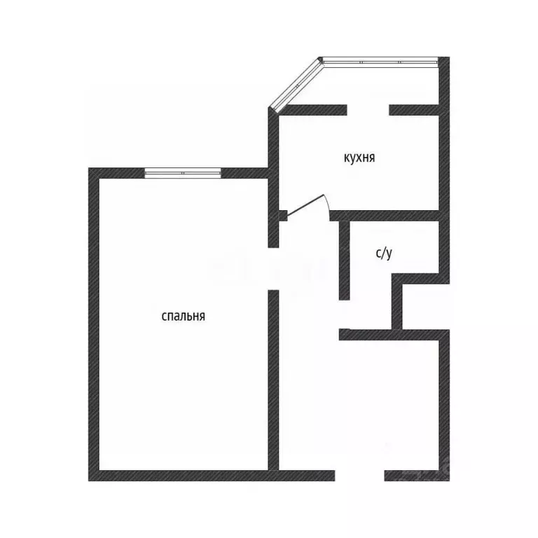 1-к кв. Воронежская область, Воронеж ул. Переверткина, 1/12 (46.6 м) - Фото 2