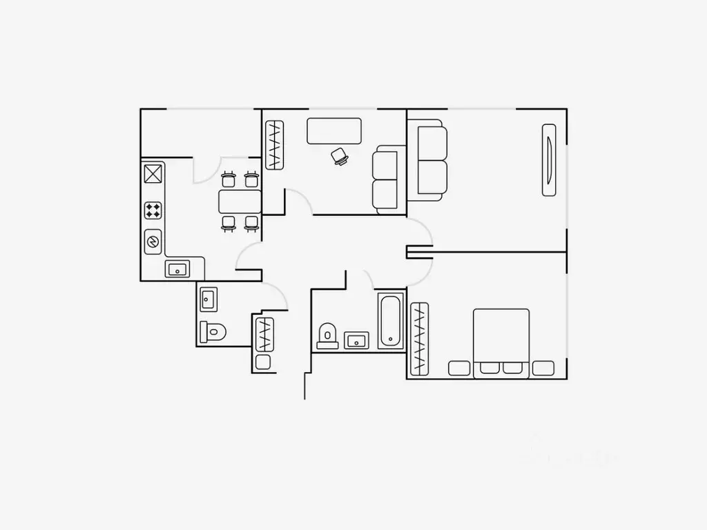 3-к кв. Москва ул. Берзарина, 30 (75.0 м) - Фото 2