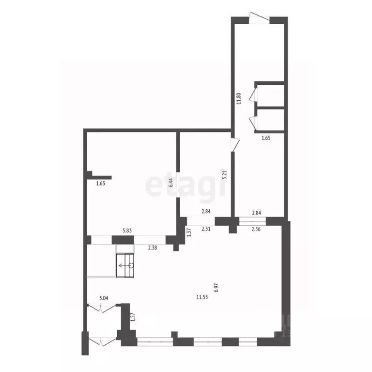 Помещение свободного назначения в Тюменская область, Тюмень ул. ... - Фото 2