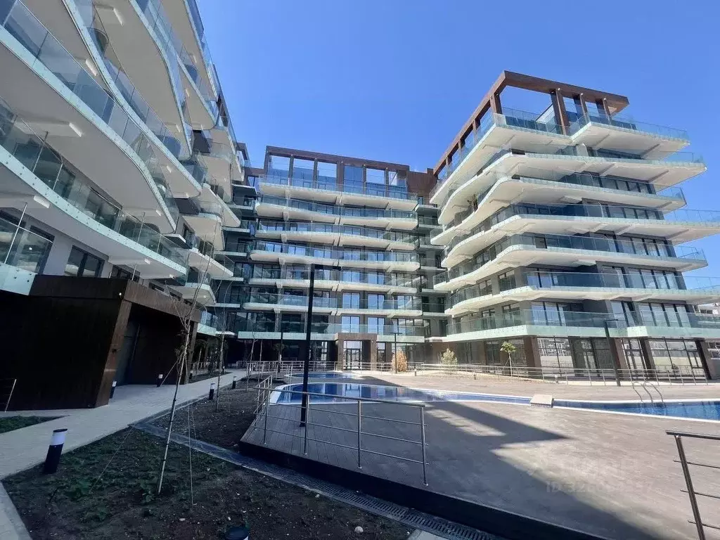 Студия Крым, Сакский район, Лесновское с/пос, с. Прибрежное ул. ... - Фото 1