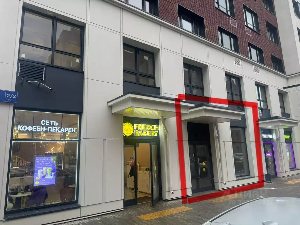 Помещение свободного назначения в Москва Рязанский просп., 2/2к2 (91 ... - Фото 1