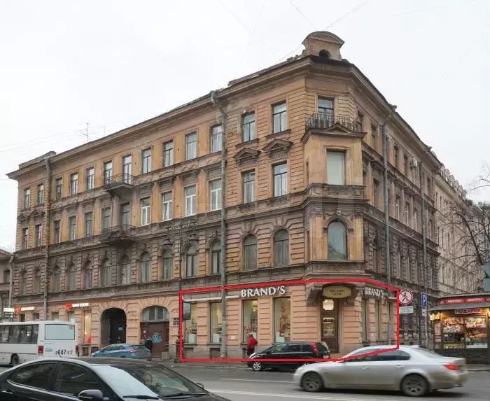 Угловое на Восстания, 106 м2, трафик - Фото 1