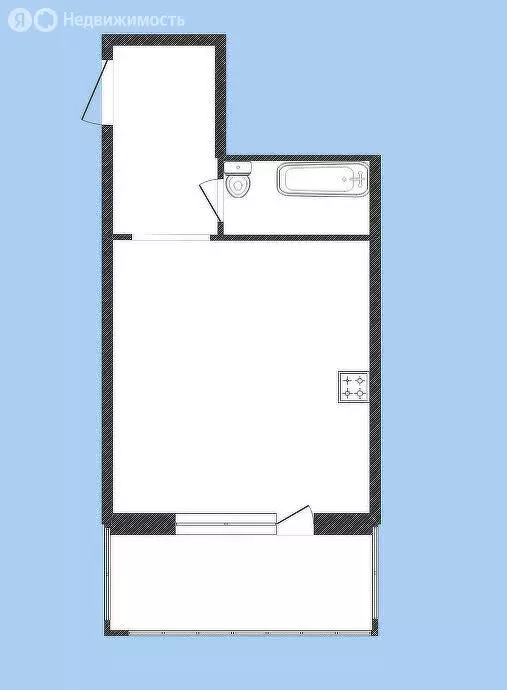 Квартира-студия: Кострома, микрорайон Венеция, 77 (20.2 м) - Фото 0