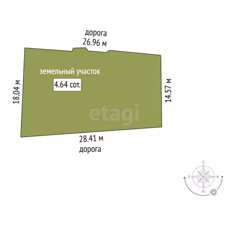 Участок в Ростовская область, Ростов-на-Дону 2-я Бежевая ул. (4.64 ... - Фото 2