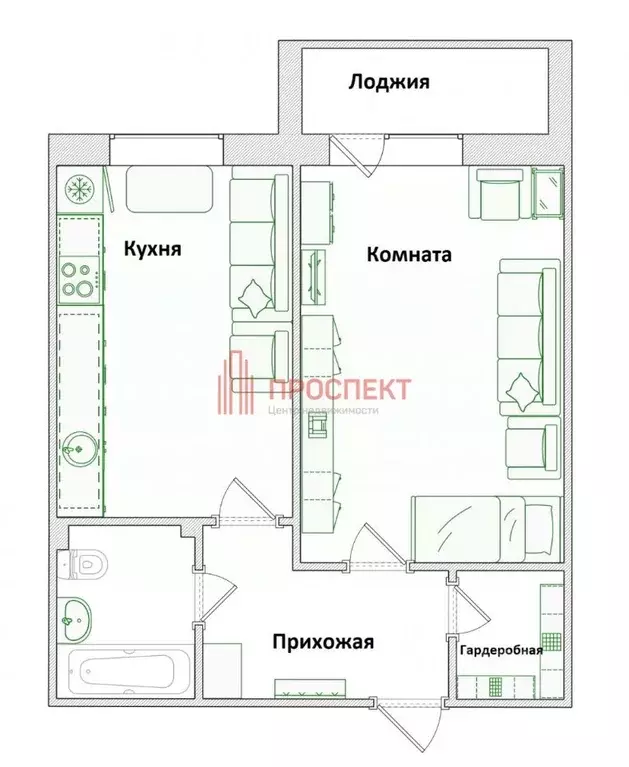 1-к кв. Пензенская область, Пенза ул. Бакунина, 139 (42.0 м) - Фото 2