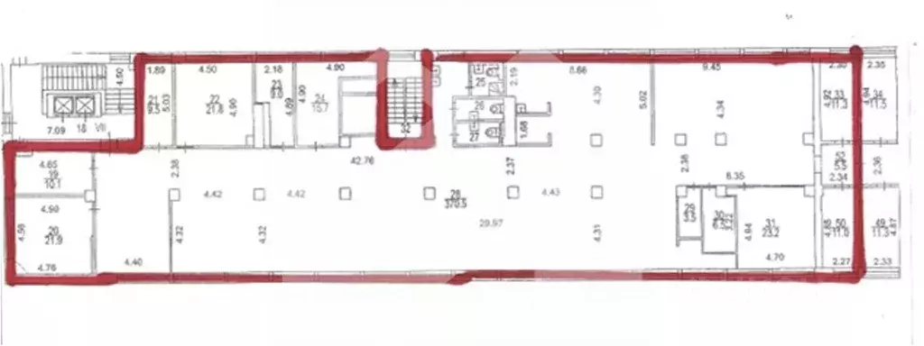Помещение свободного назначения в Москва Чапаевский пер., 14 (613 м) - Фото 2