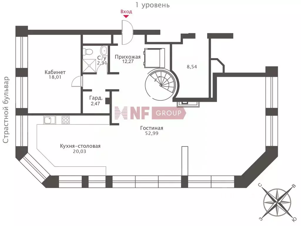 5-к кв. Москва Страстной бул., 10к1 (211.0 м) - Фото 1