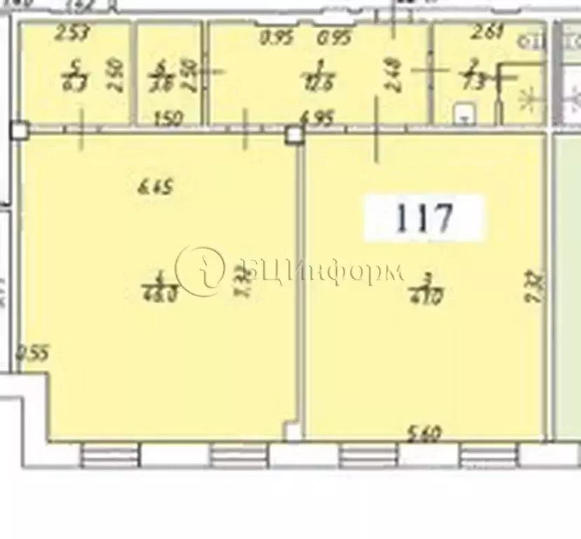 Офис в Санкт-Петербург Невский просп., 68а (117 м) - Фото 2