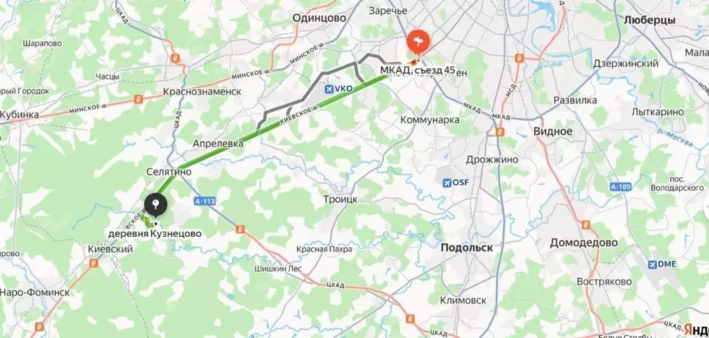 Участок в Москва д. Кузнецово,  (7.4 сот.) - Фото 1