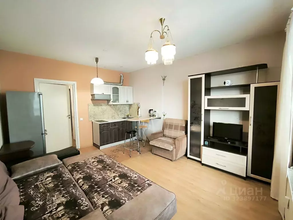 Студия Ленинградская область, Мурино Всеволожский район, пл. ... - Фото 2