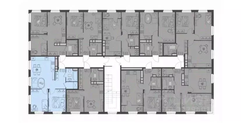 2-к кв. Нижегородская область, Нижний Новгород Культура с/пос, 26А ... - Фото 1