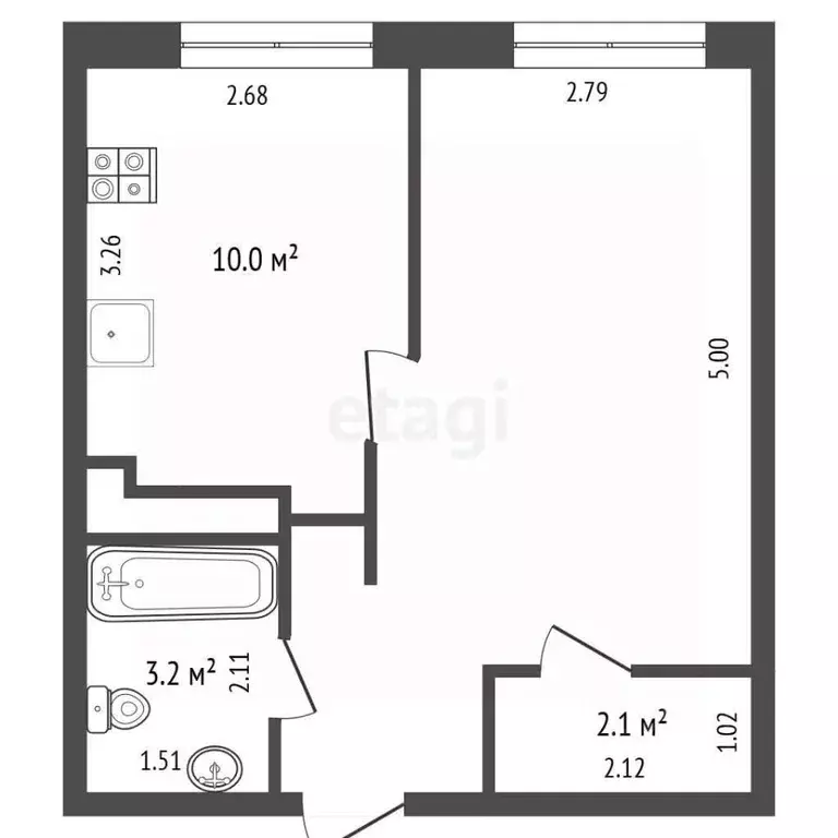 1-к кв. Москва Березовая аллея, 19к1 (33.1 м) - Фото 1