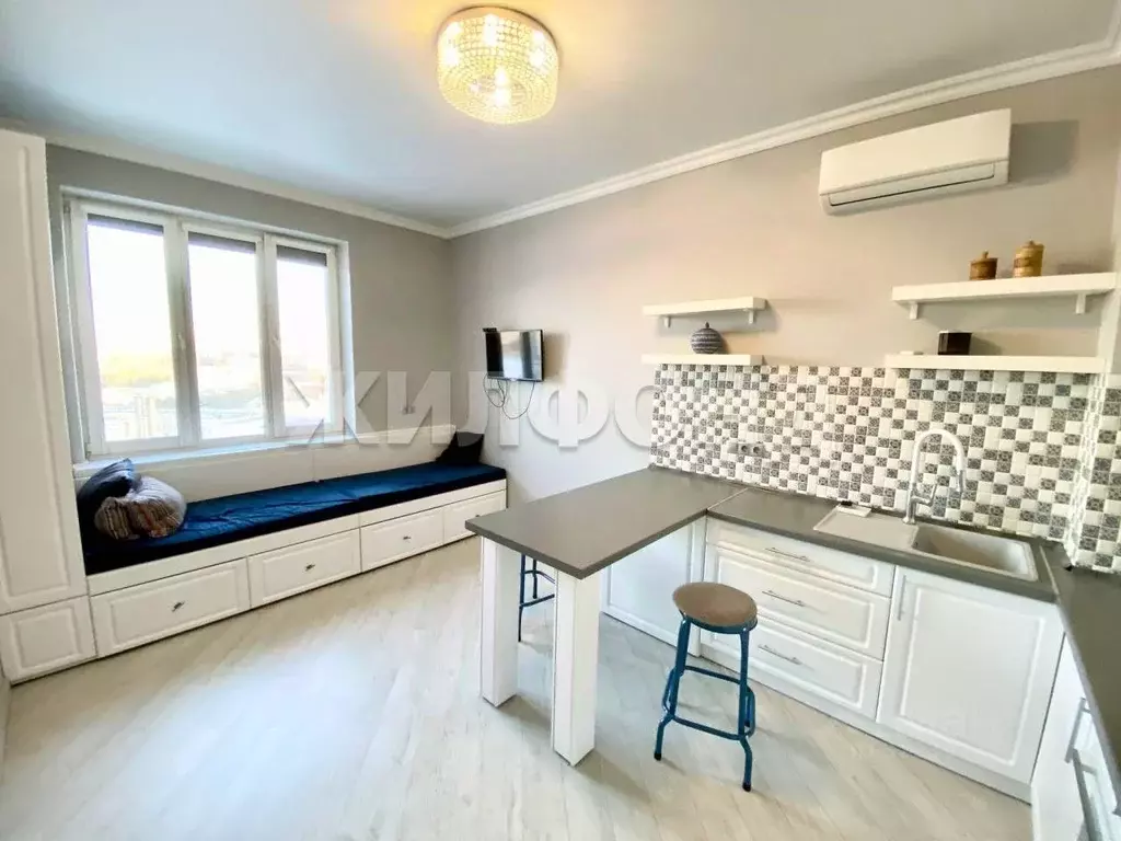 1-к кв. Новосибирская область, Новосибирск ул. Семьи Шамшиных, 20 ... - Фото 1