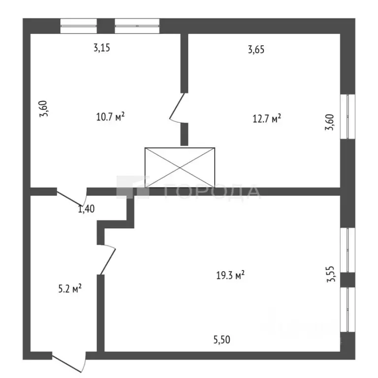 Дом в Алтайский край, Барнаул Литейная ул., 54 (34 м) - Фото 2